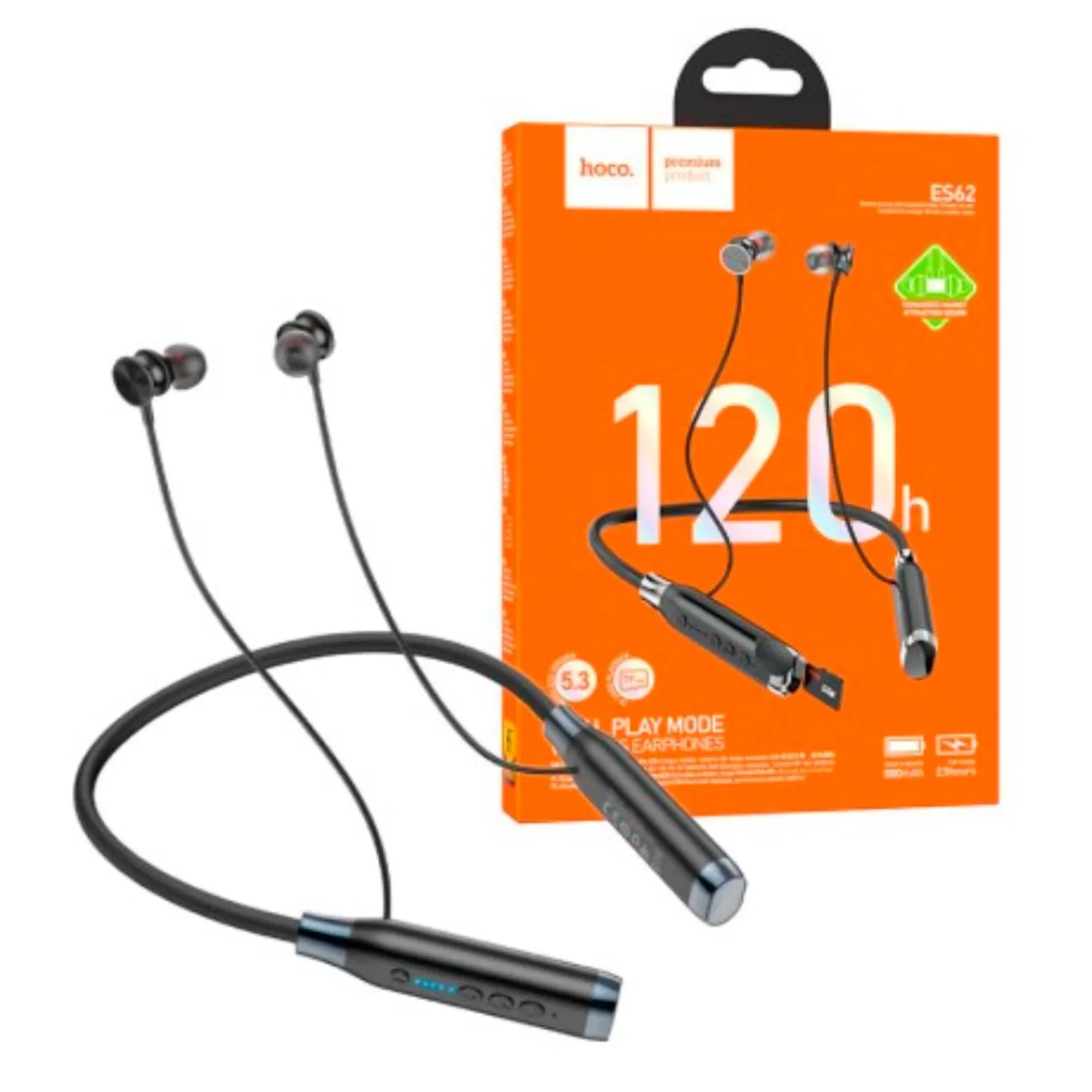 Audifono Inalambrico Deportivo Con Bluetooth De 120 horas Hoco