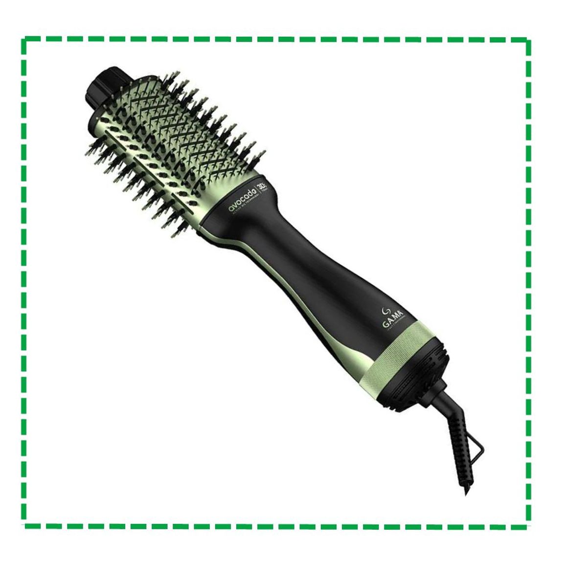 GAMA - Combo Plancha de Cabello Gama Slice + Cepillo Secador Gama Avocado 3D