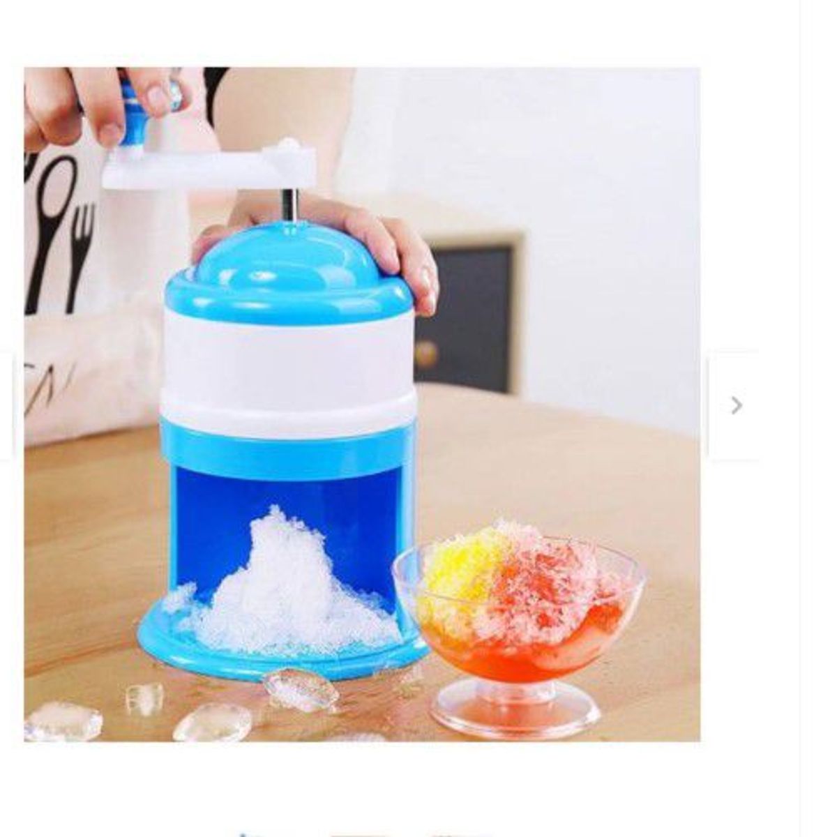 GENERICO - Mini maquina raspadillera triturador hielo