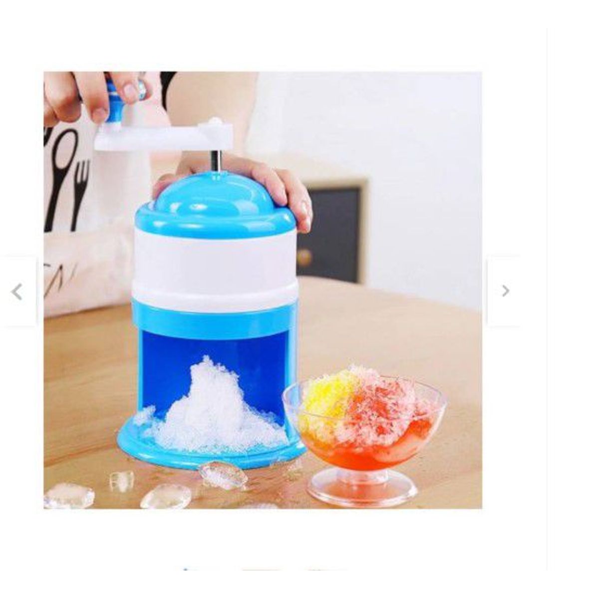 GENERICO - Mini maquina raspadillera triturador hielo