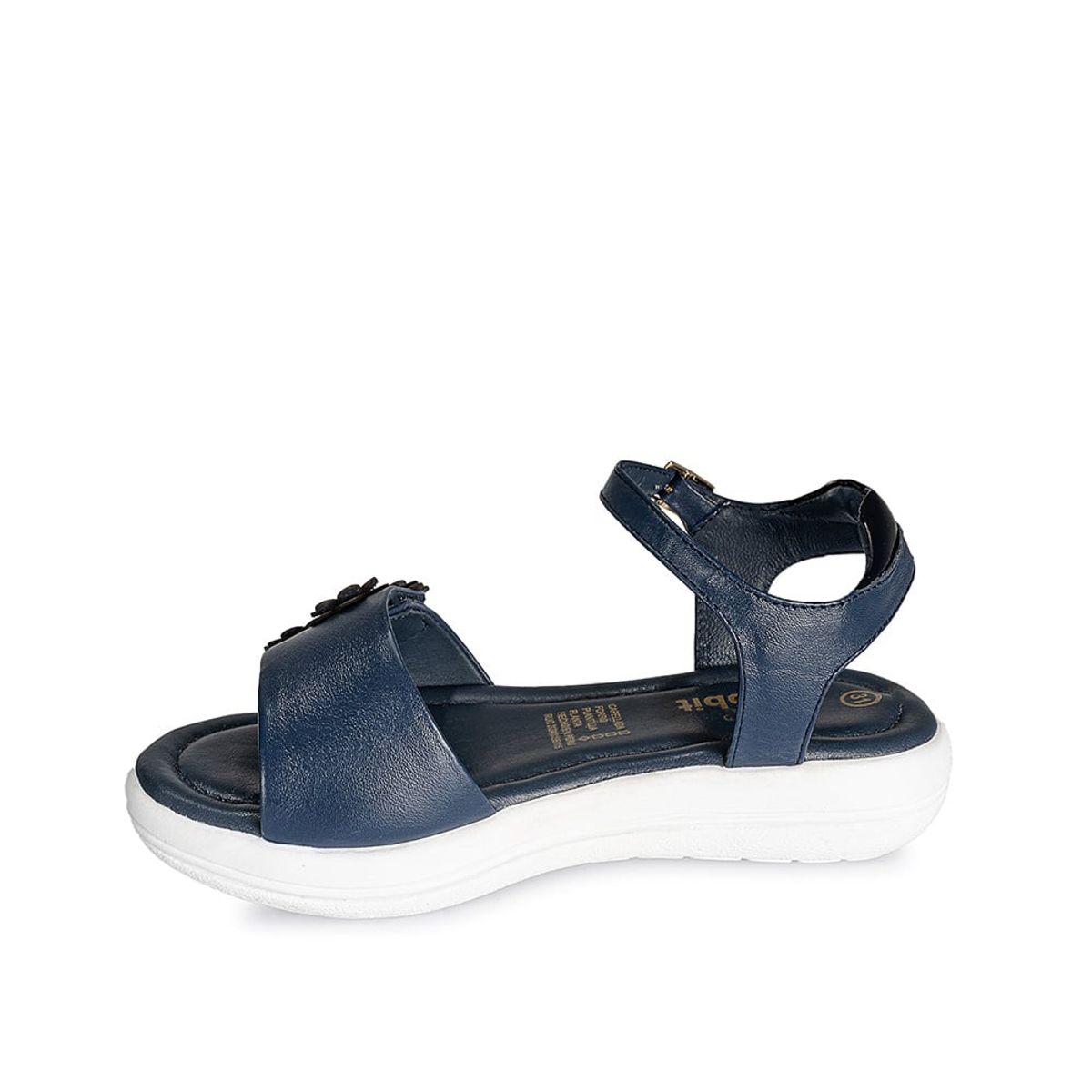 RABBIT - Sandalia D'orsay Casual LIA-125 Azul Rabbit Cuero