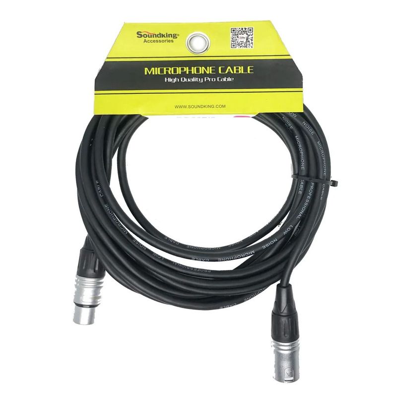 GENERICO - Cable Canon Xlr macho a hembra de 10 metros Soundking