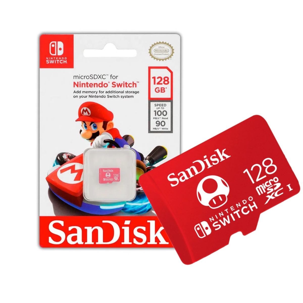 SANDISK - MEMORIA MICRO SD SANDISK PARA NINTENDO 128GB