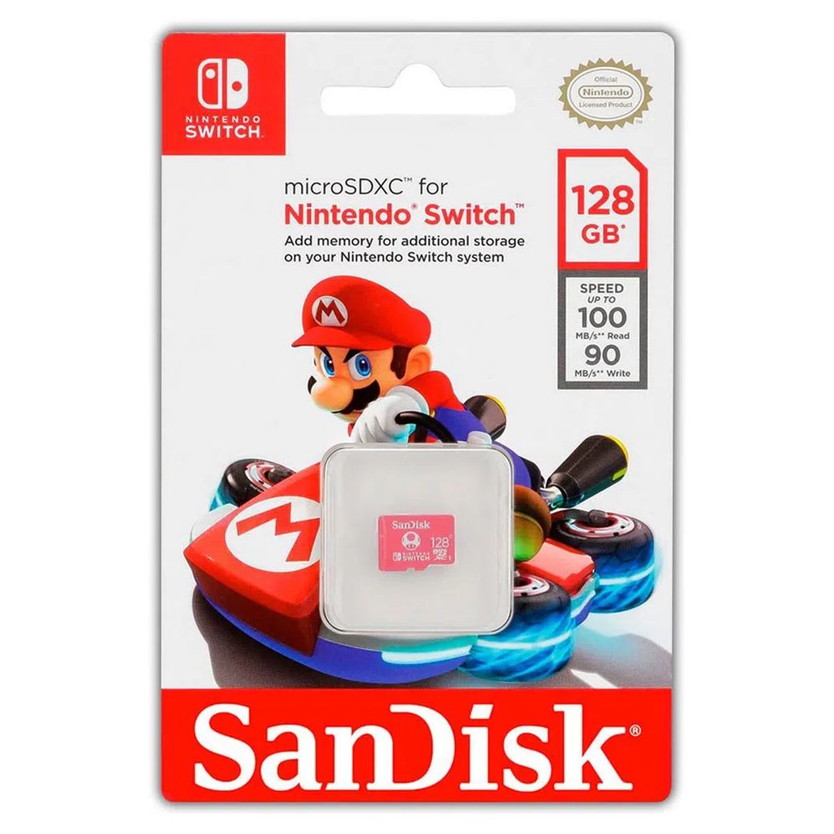 SANDISK - MEMORIA MICRO SD SANDISK PARA NINTENDO 128GB