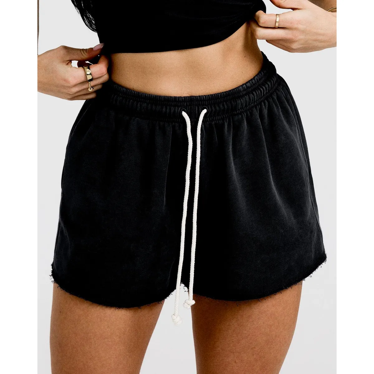 GENERICO - SHORT FRENCH TERRY MUJER - SHORT DEPORTIVO ALGODON MUJER