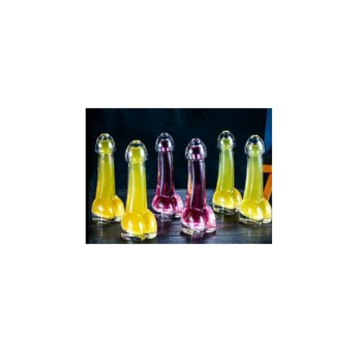 GENERICO - Copa de vidrio peni de 150 ml para fiestas  4