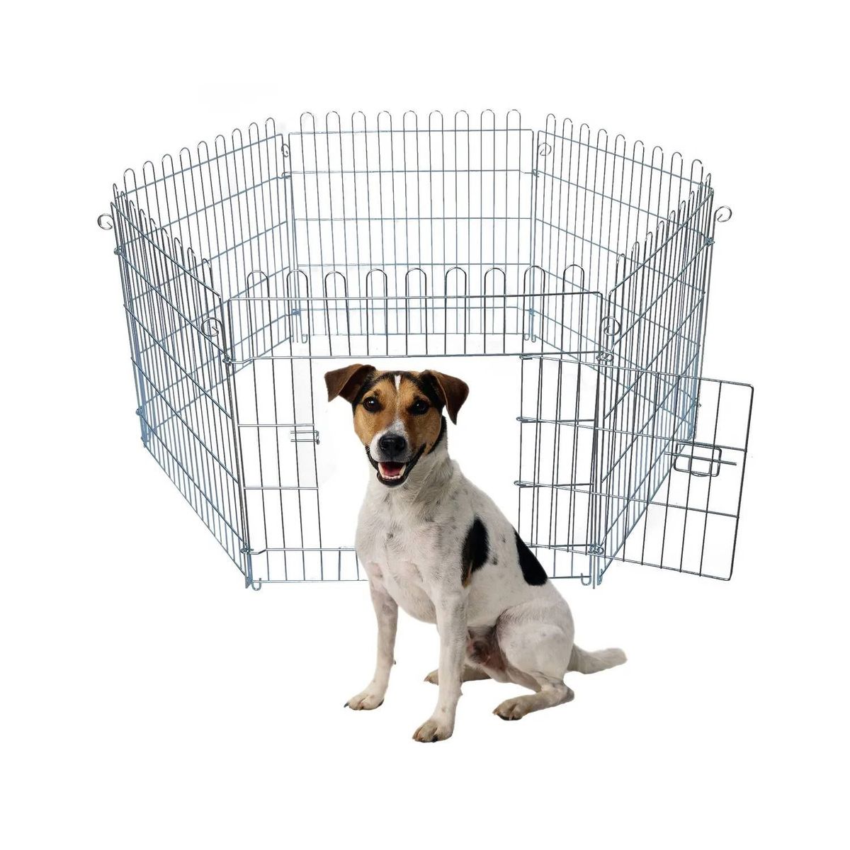 GENERICO - CERCO PARA MASCOTAS 60x60CM x 6 PIEZAS