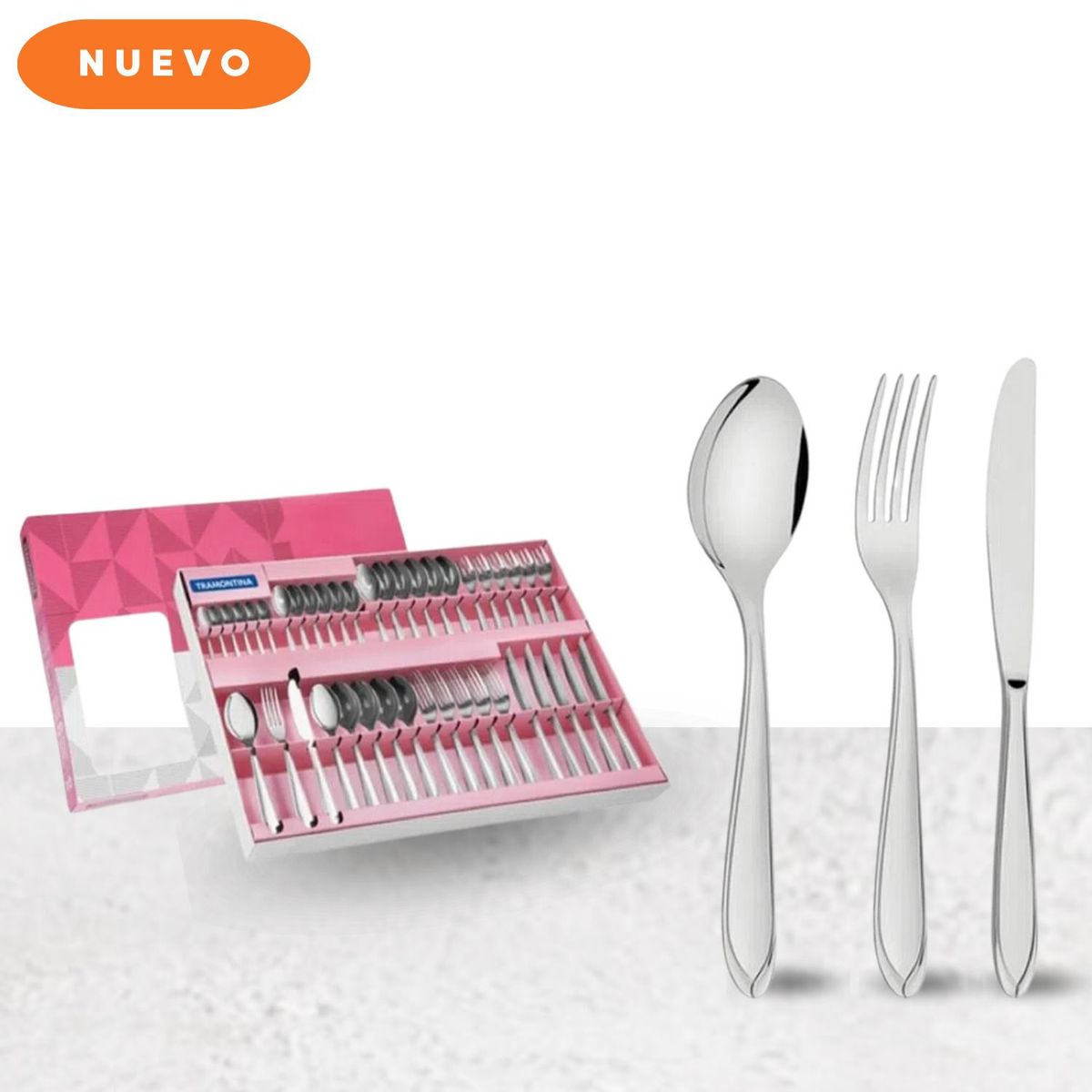 TRAMONTINA - Juego de Cubierto 42 Piezas Tramontina