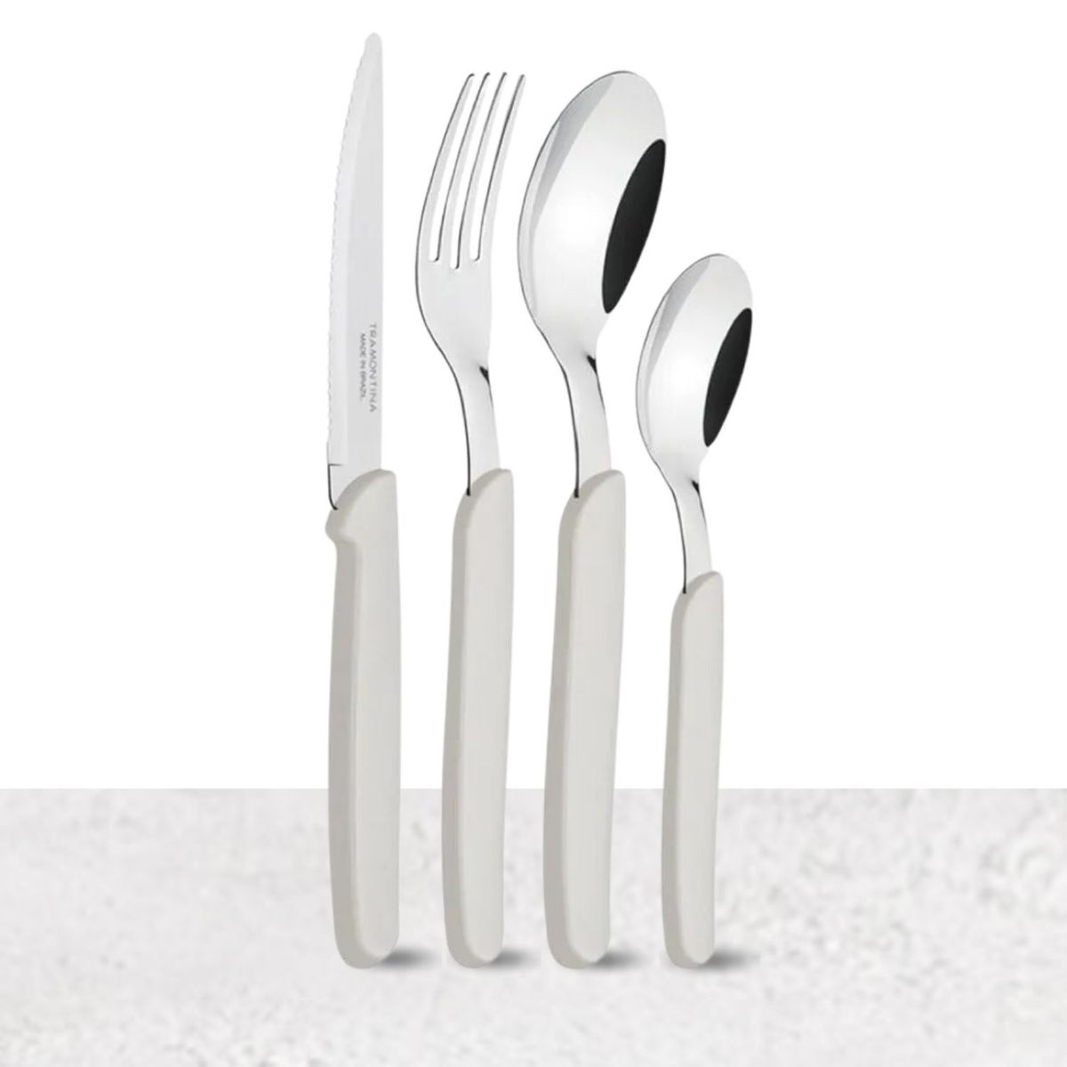 TRAMONTINA - Set de cubiertos x24 piezas carmel -tramontina gris