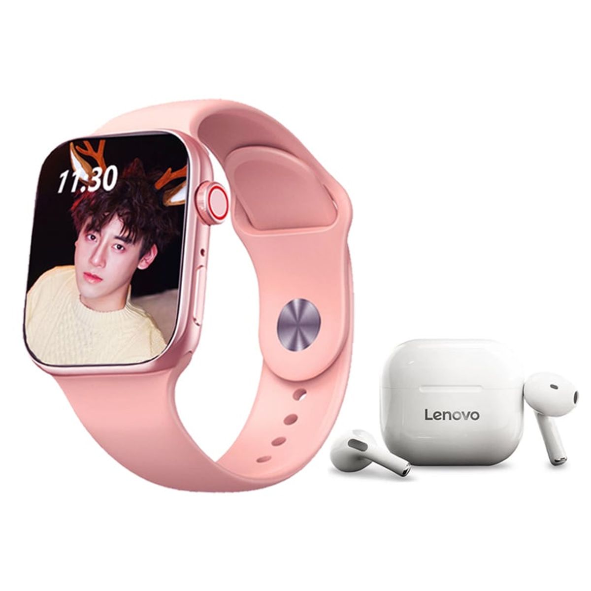 LENOVO - Audífonos Lenovo LP40 De Tws y Toumi GT-T2 PRO watch Reloj inteligente