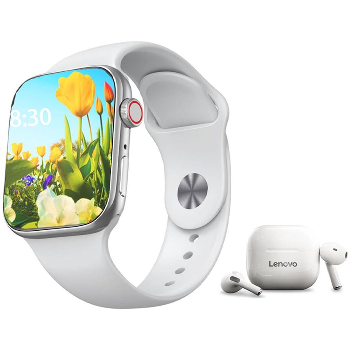 TOUMI - Audífonos Lenovo LP40 De Tws y Toumi GT-T2 PRO watch Reloj inteligente