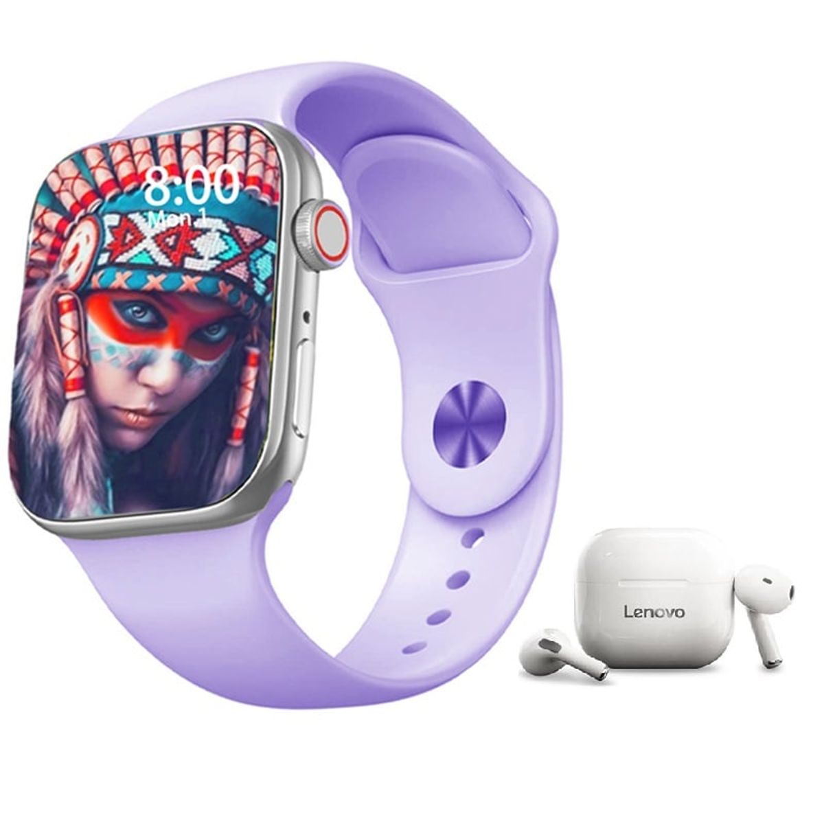 LENOVO - Audífonos Lenovo LP40 De Tws y Toumi GT-T2 PRO watch Reloj inteligente