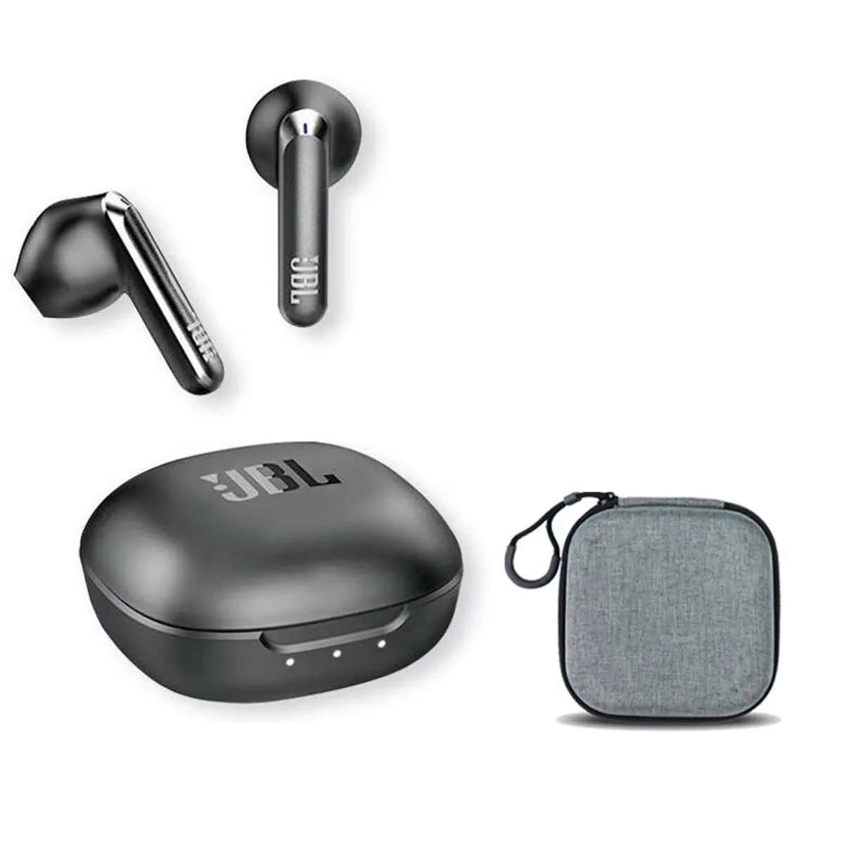 JBL - Audífonos Bluetooth JBL T280TWS X2 Negro y Estuche