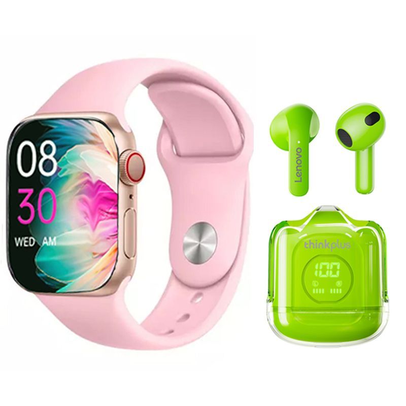 LENOVO - Audífonos Lenovo XT65-Verde y Toumi Watch S9 Pro-P