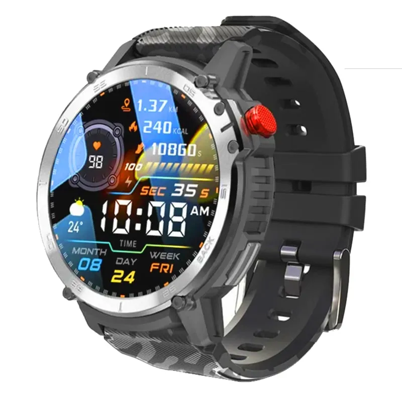 TOUMI - Toumi GT-CS reloj inteligente militar 4G Ram IP68 Amoled 1,65 pulgada
