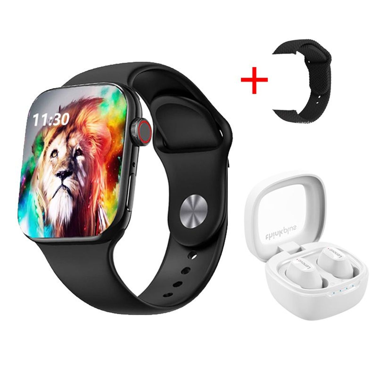 LENOVO - Audífonos Lenovo XT62-Blanco y Toumi GT-T2 PRO-B Reloj inteligente