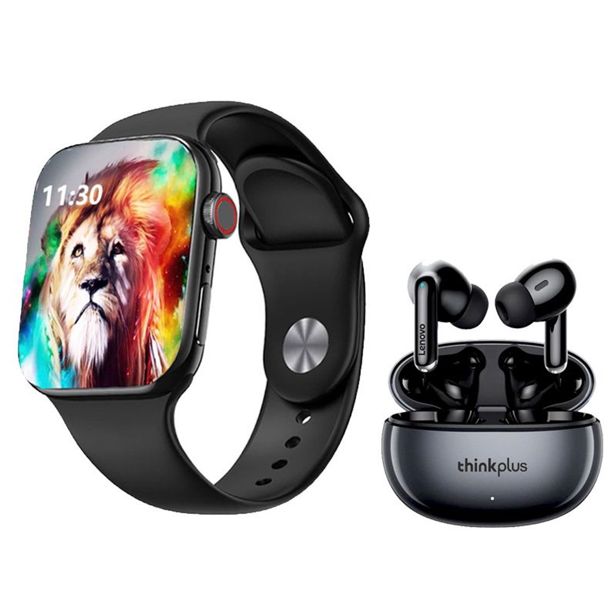 LENOVO - Audífonos Lenovo XT88 De Tws y Toumi GT-T2 PRO watch Reloj inteligente