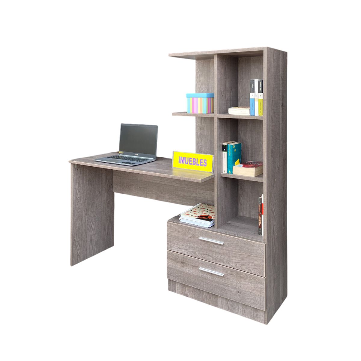TEMEL - Escritorio con estante Centro de estudios Escritorio Escolar