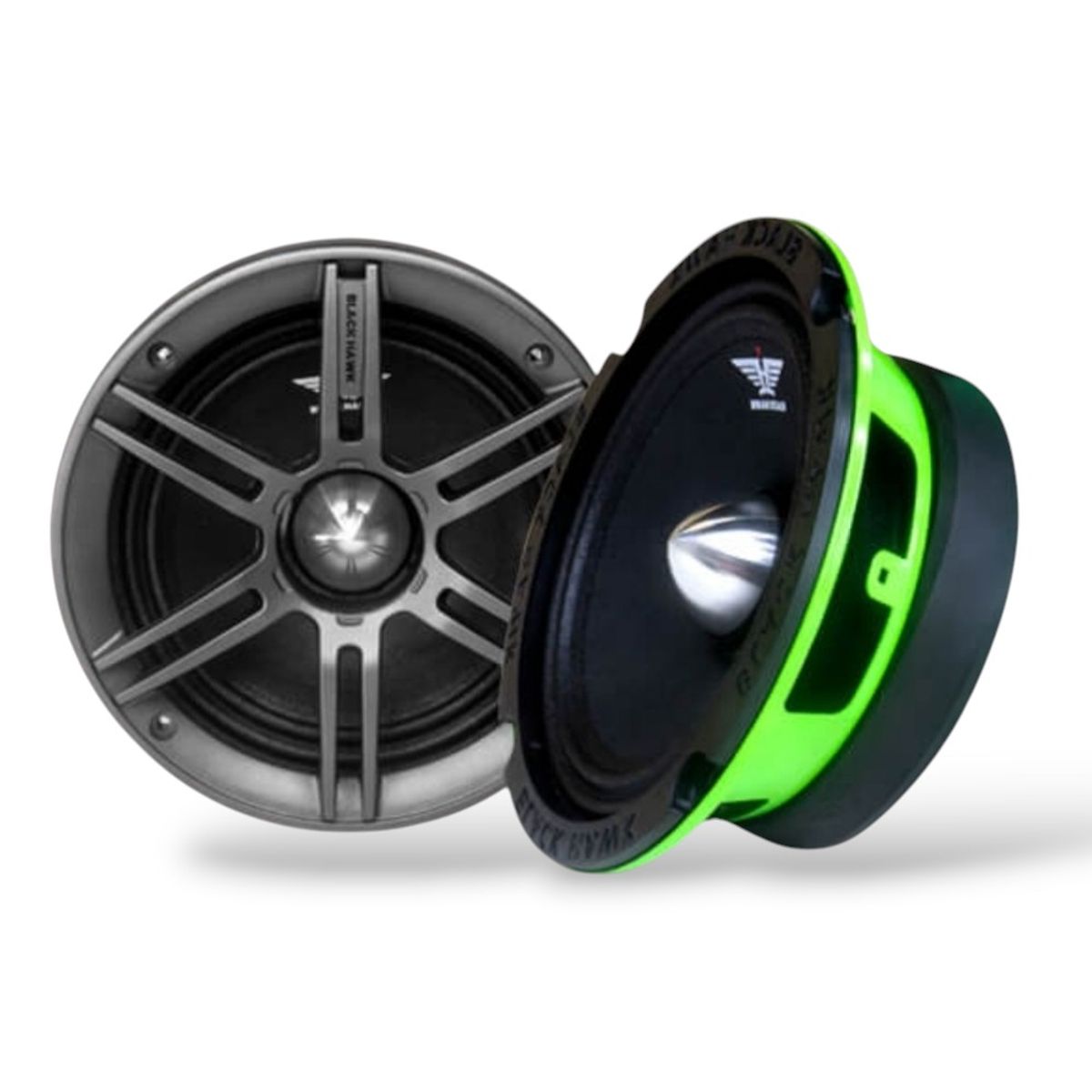 BLACK HAWK - Parlantes Medios Rango 8 Pulgadas 550W Black Hawk