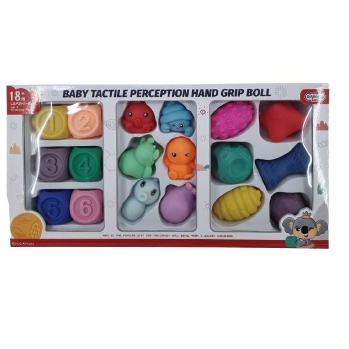 GENERICO - JUGUETE DE ESTIMULACIÓN - SET DE TEXTURA PARA BEBÉS