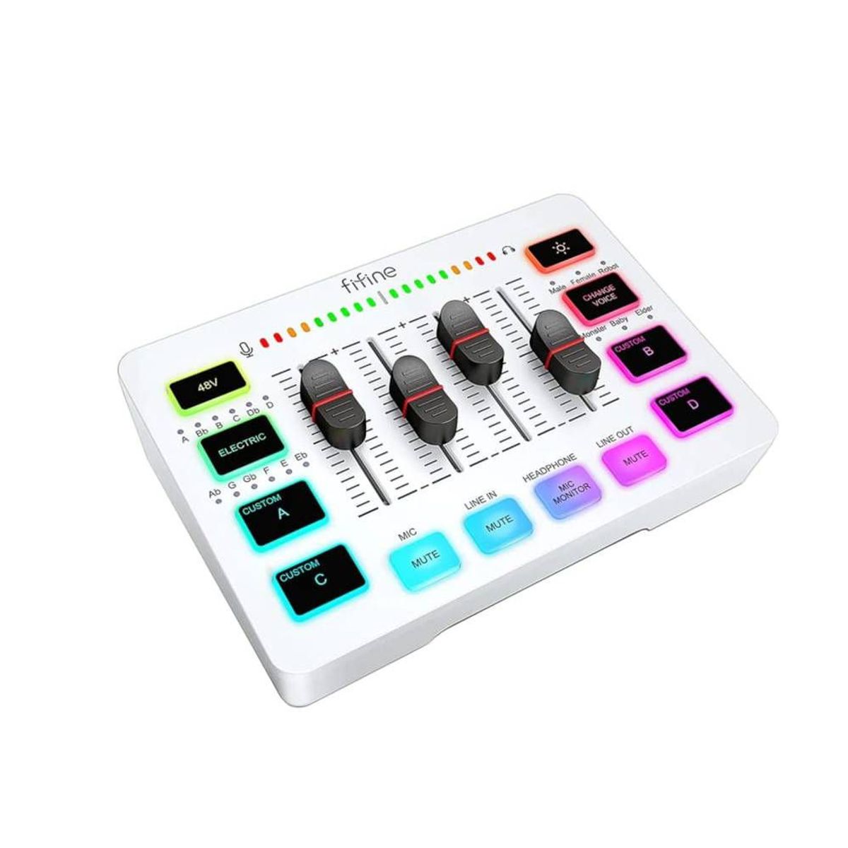 FIFINE - Mixer de audio Fifine SC3 WHITE