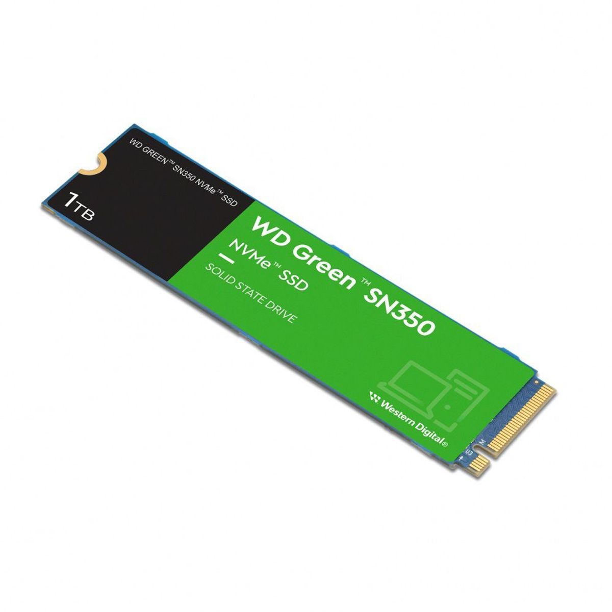 WESTERN DIGITAL - Disco Solido SSD Western Digital SN350 1TB Green NVMe 3.0 WDS100T2G0C