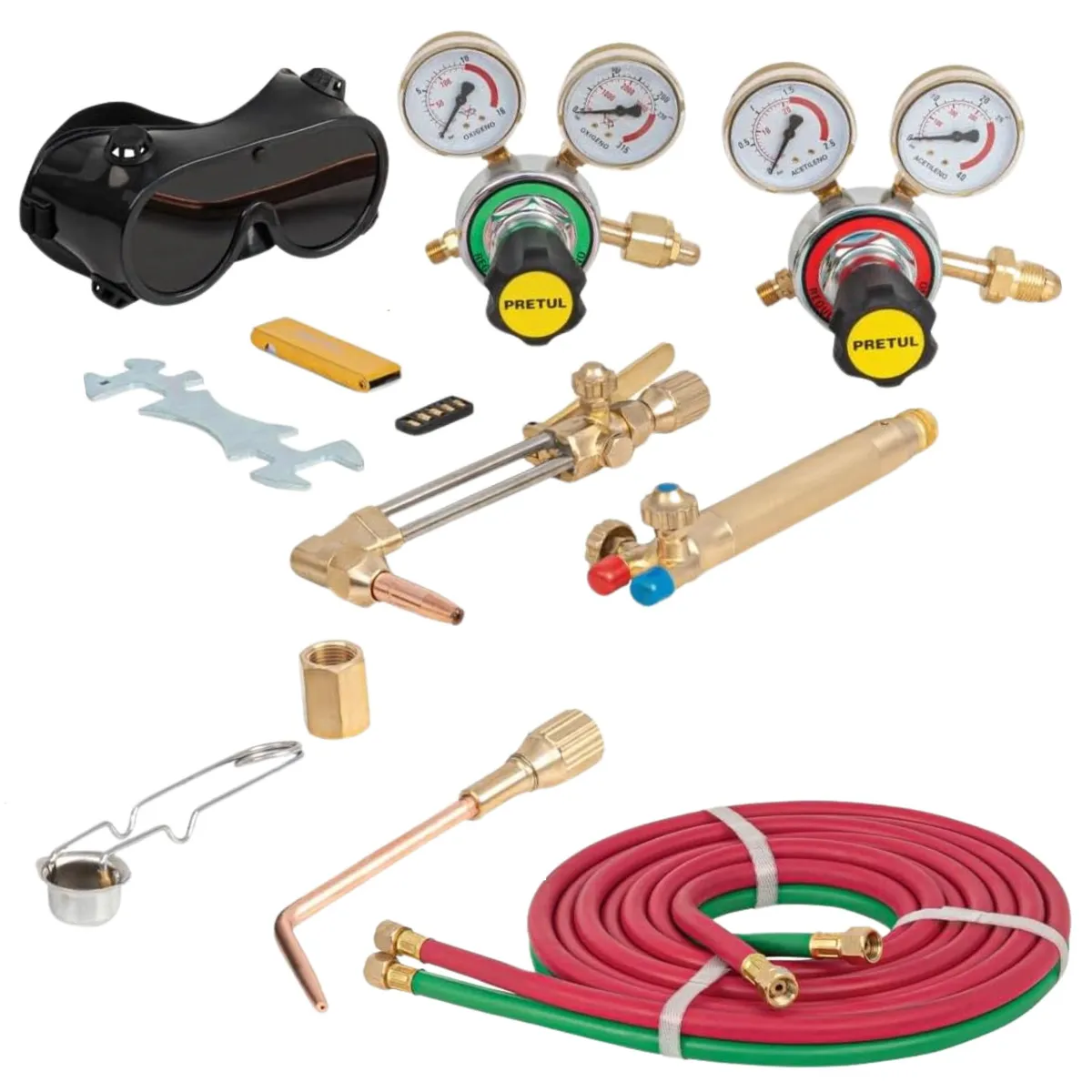 TRUPER - KIT OXICORTE SOLDADURA, EQUIPO DE CORTE Y SOLDADURA  TRUPER PRETUL