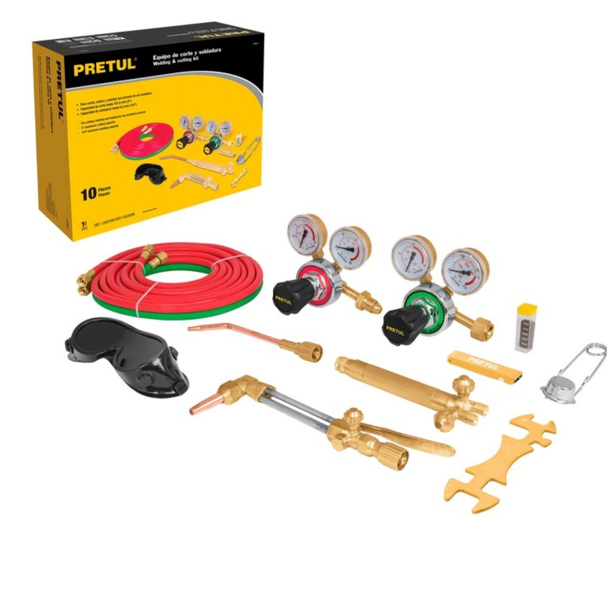 TRUPER - KIT OXICORTE SOLDADURA, EQUIPO DE CORTE Y SOLDADURA  TRUPER PRETUL