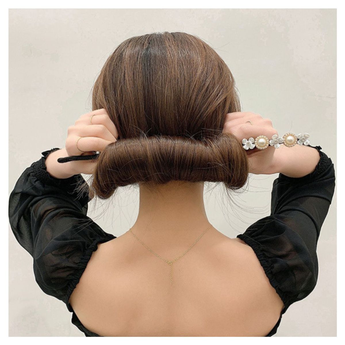 AURELA - Set de 4 Lazos Moldeables para Moños