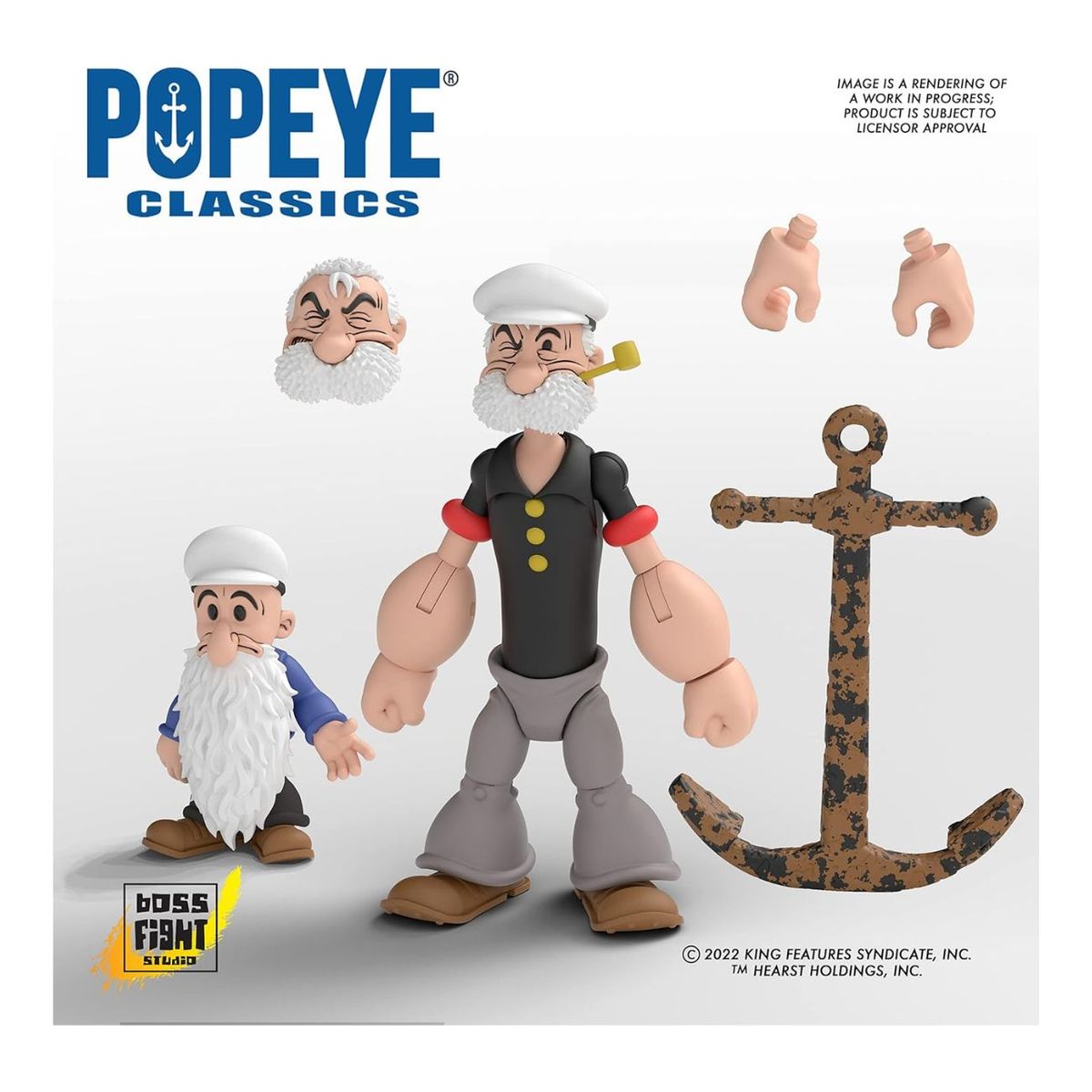 POPEYE - Boss Fight Studio Popeye - Padre Popeye - Poopdeck Pappy