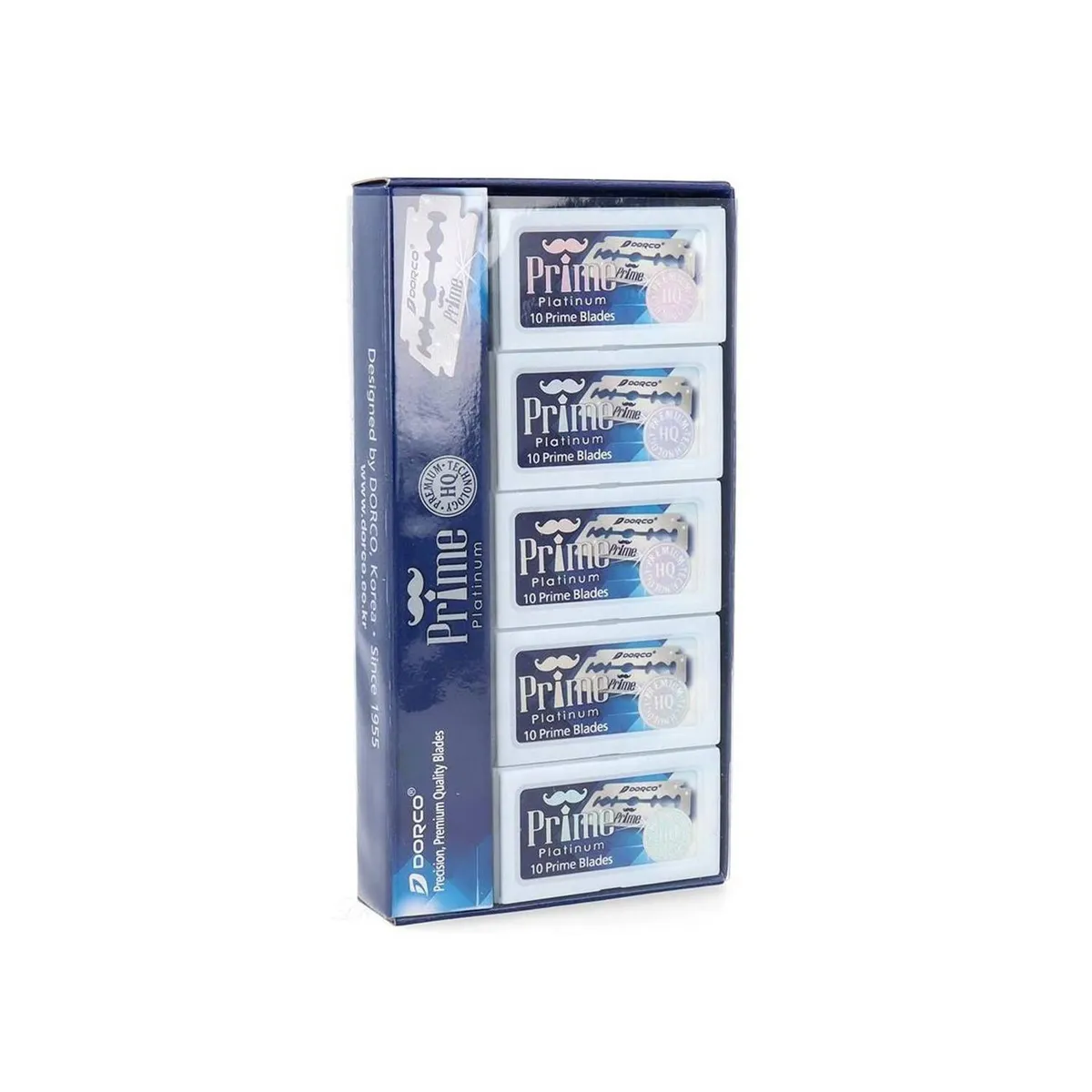 DORCO - Hojas De Afeitar de Doble Filo Dorco Prime 100 Cuchillas