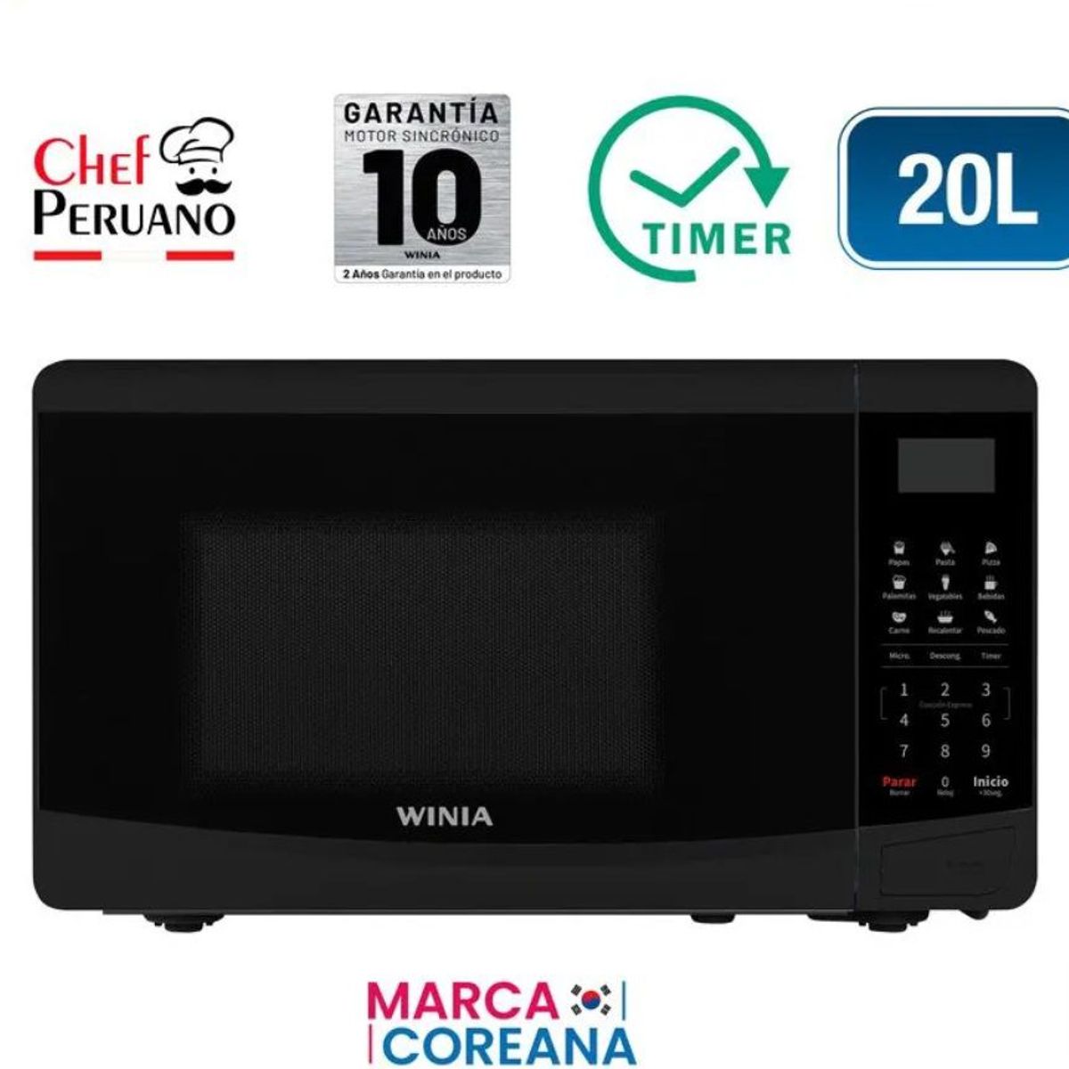 WINIA - HORNO MICROONDAS WINIA 20 L - WMN-20WCB