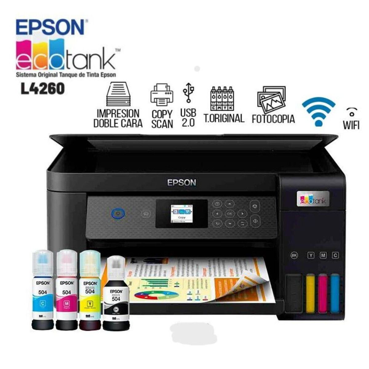EPSON - Impresora Epson L4260 Multifuncional Wifi