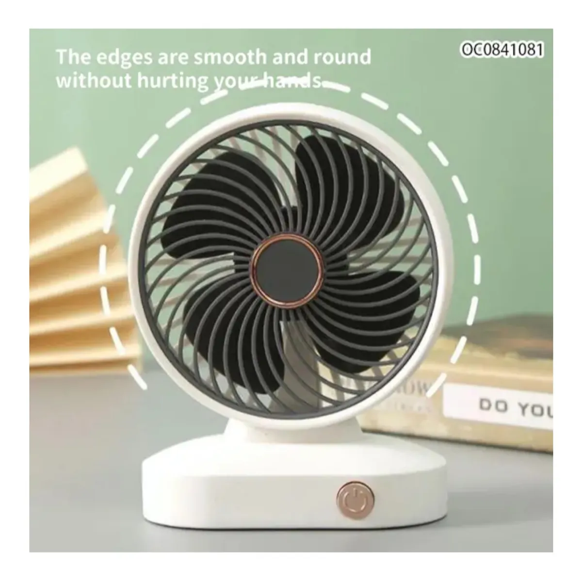 GENERICO - MINI VENTILADOR DE ESCRITORIO - AJUSTABLE DE 2 VELOCIDADES