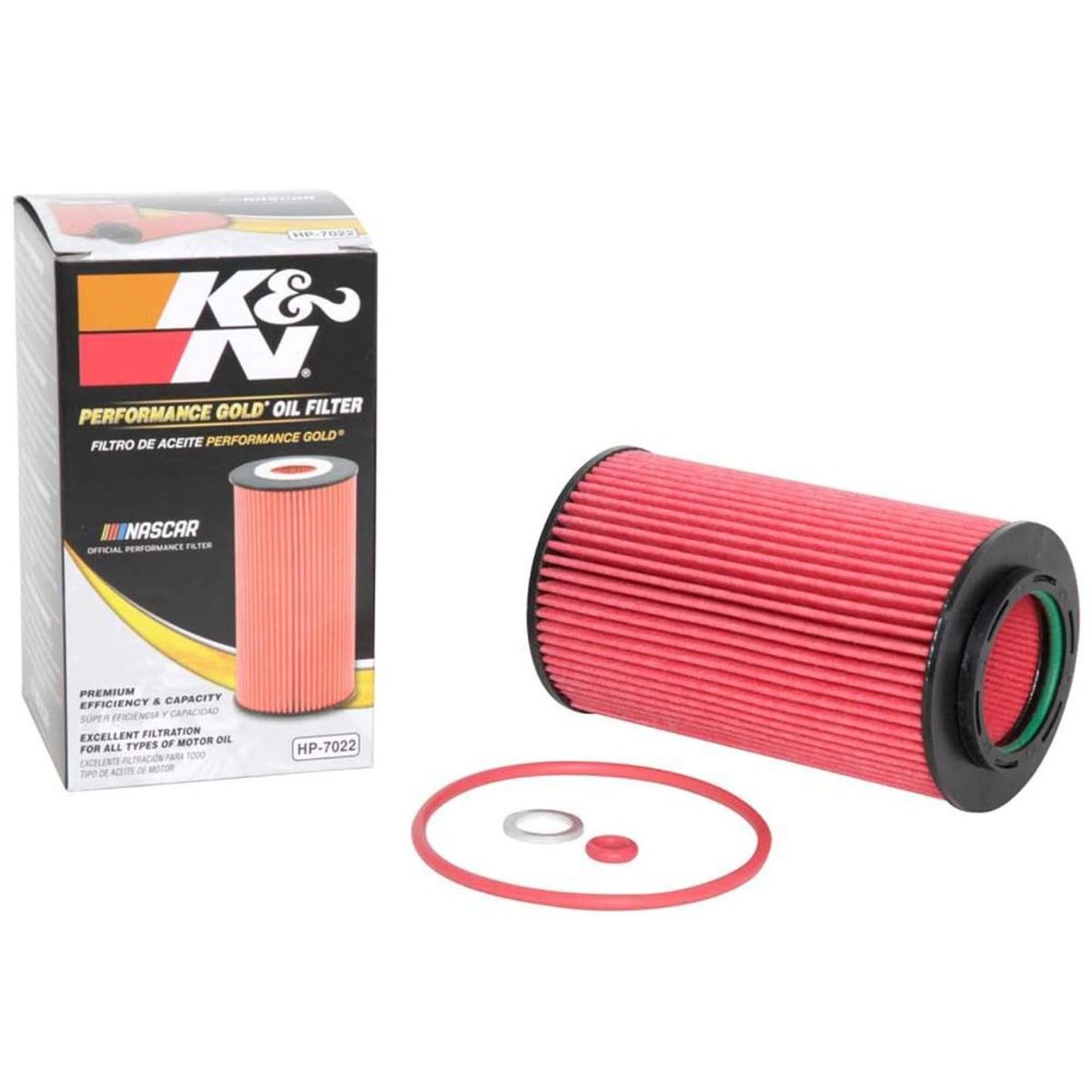 K&N - FILTRO DE ACEITE KN HP-7022