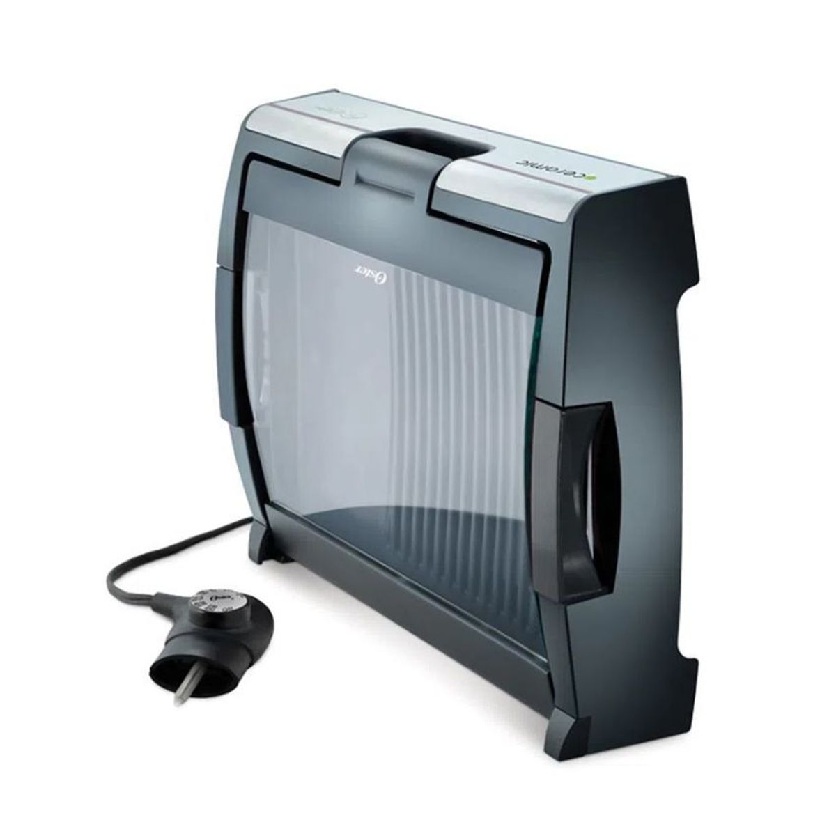 OSTER - Parrilla con Tapa de Vidrio OSTER CKSTGR3006053 Negro