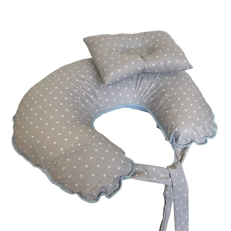 GENERICO - Almohada de Lactancia y Neurodesarrollo Gris Niño