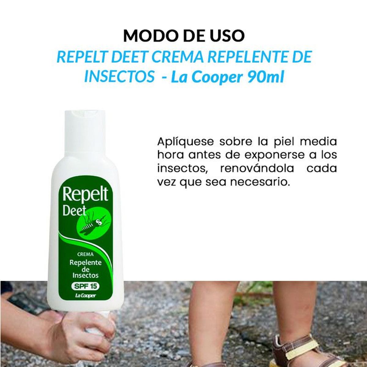 GENERICO - Repelt Deet Crema 90g - La Cooper