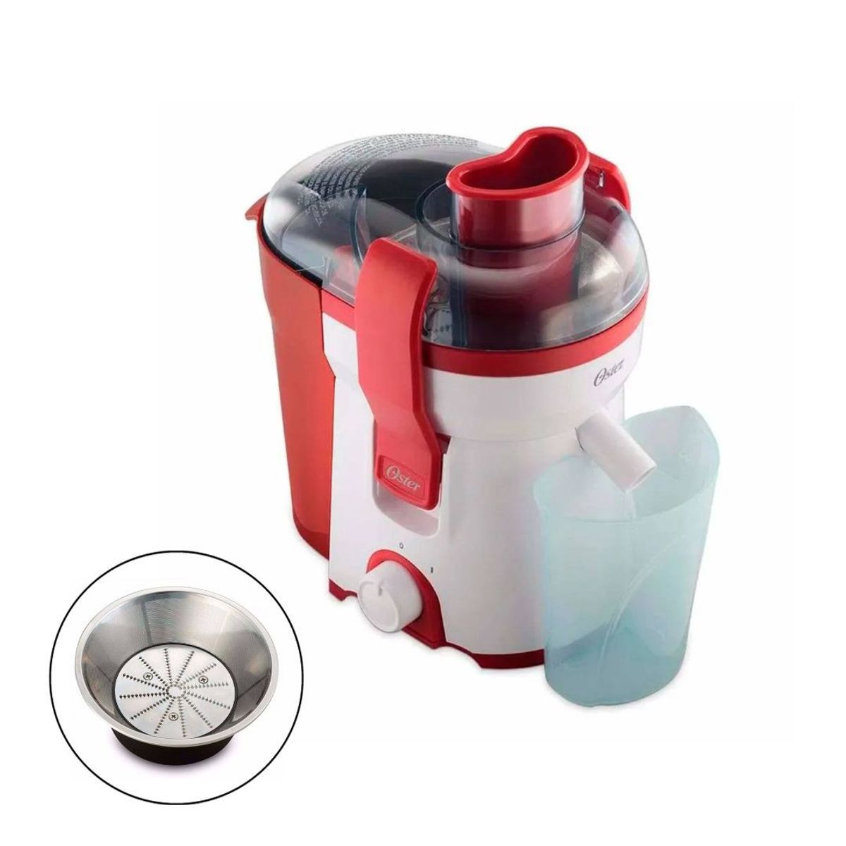 OSTER - Extractor de jugos Oster FPSTJE316R 400 Watts - Rojo