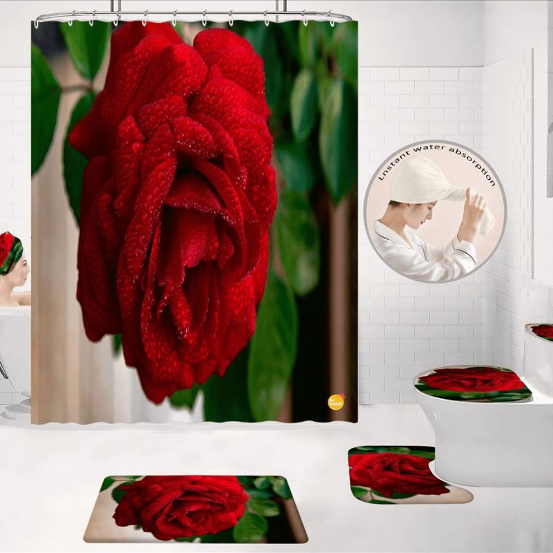 CASATEX - Juego De Baño Lujoso  De 7 Piezas Decorativas