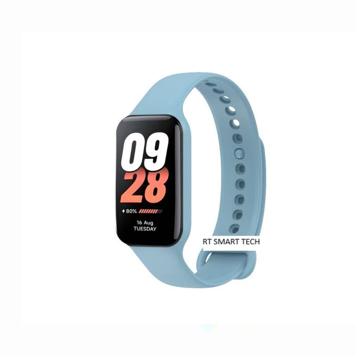 GENERICO - Correa Compatible Para Xiaomi Band 8 Active - Azul Clielo