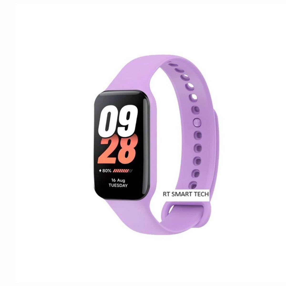 GENERICO - Correa Compatible Para Xiaomi Band 8 Active - Lila