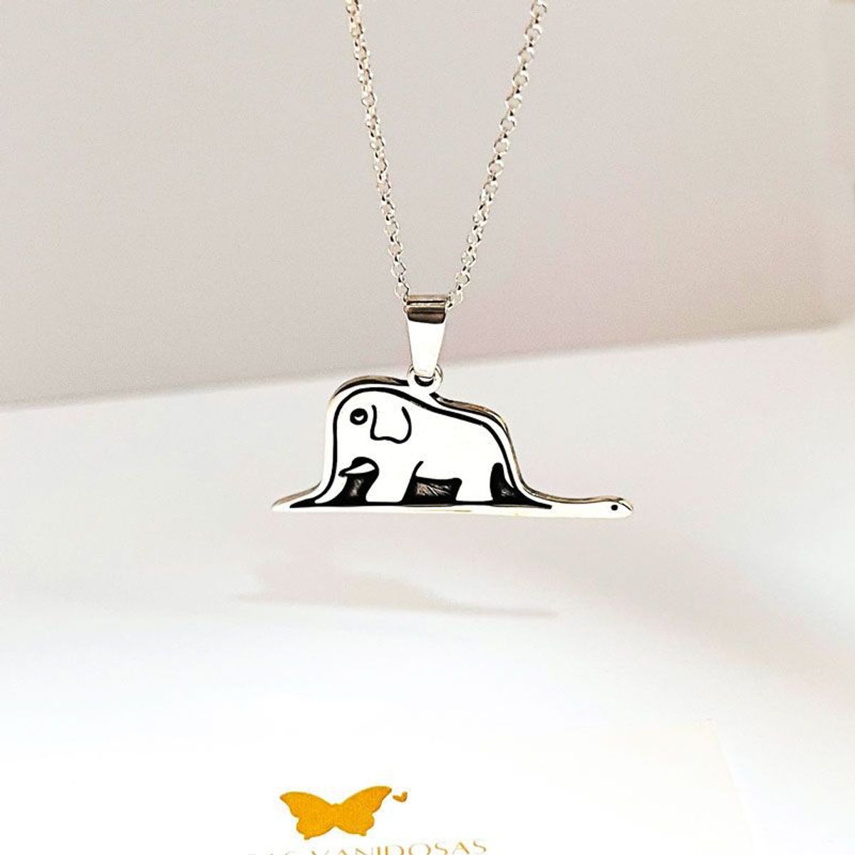 GENERICO - Collar ELEFANTE PRINCIPITO plata 950 - Musas Vanidosas