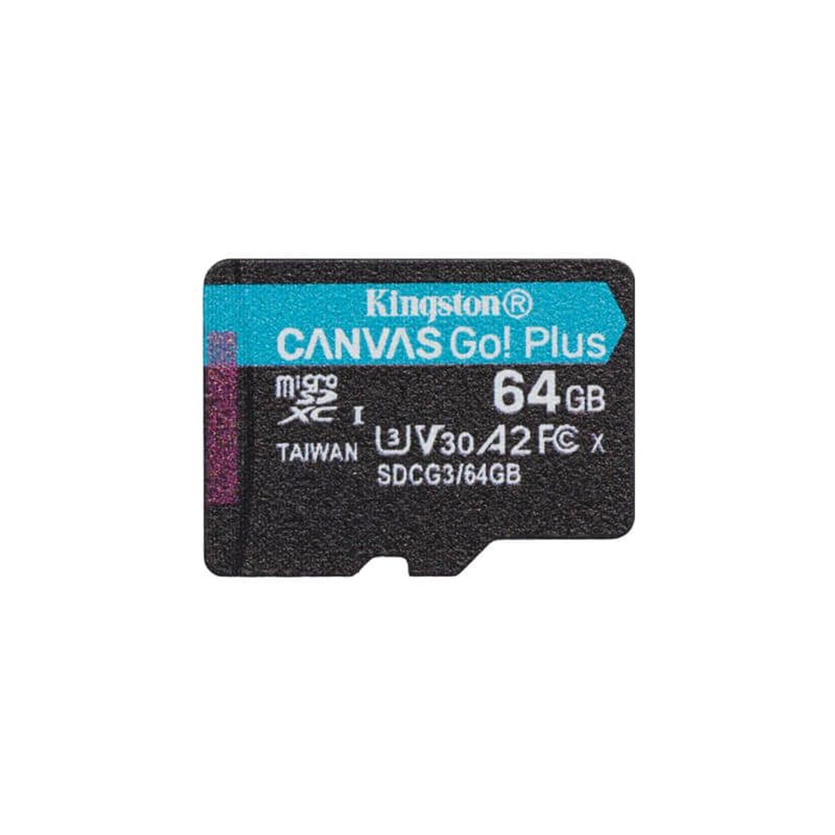 KINGSTON - MicroSD Kingston Canvas Go Plus 64 GB Ideal para Gopro 4k