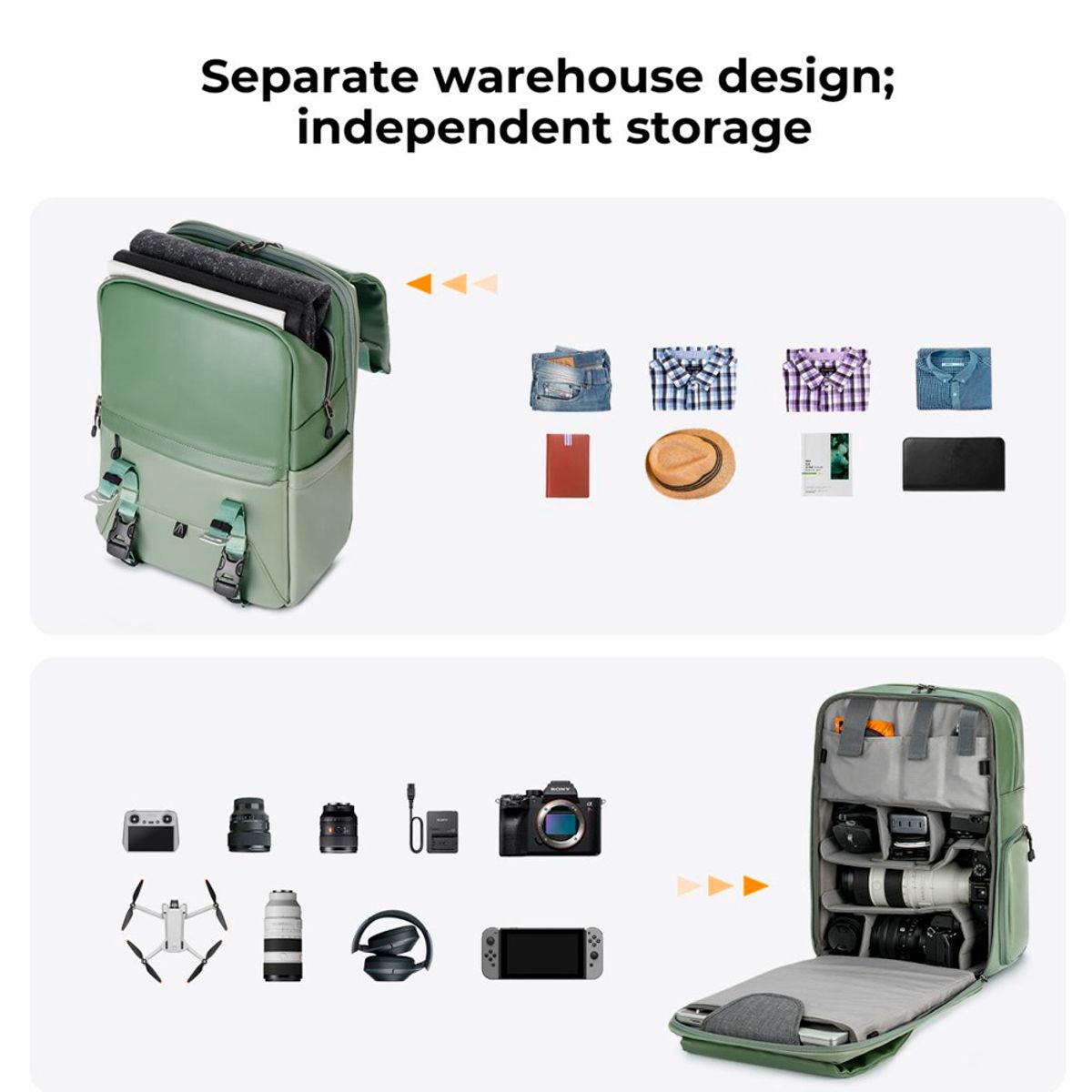 K&F CONCEPT - Mochila  K&F Concept KF13.087AV9