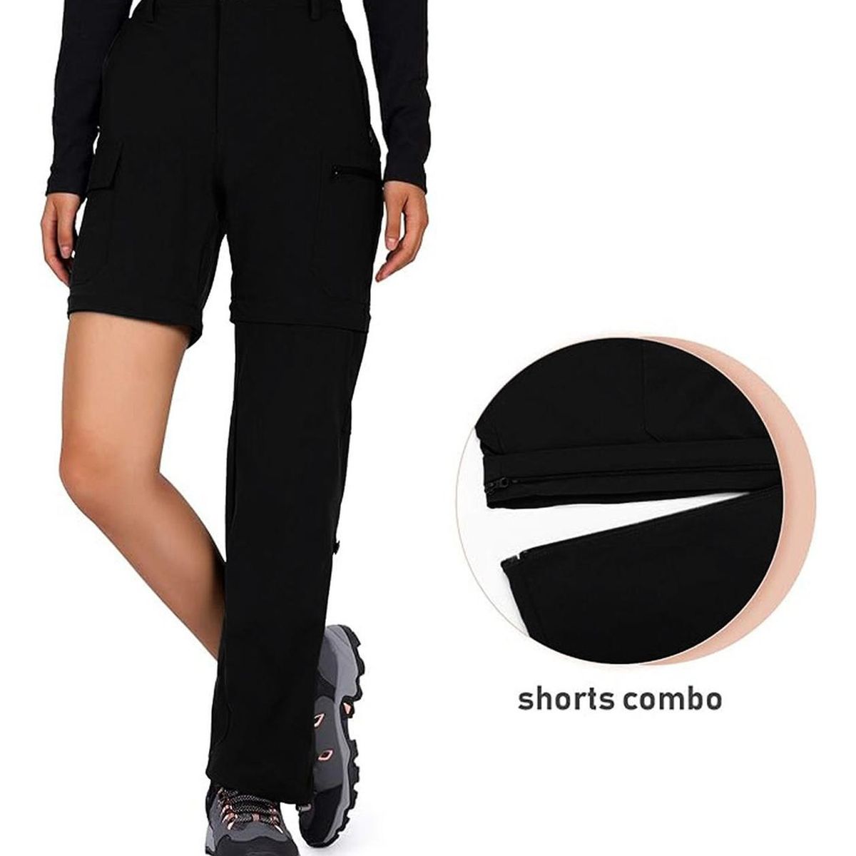 GENERICO - Pantalon Trekking Desmontable Mujer Secado Rapido