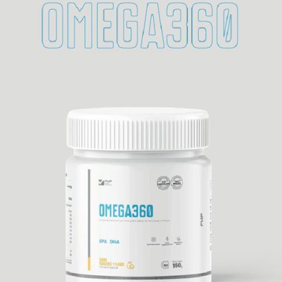 GENERICO - Omega 360 Suplemento Omega 3 150g - Maracuyá Y Mango