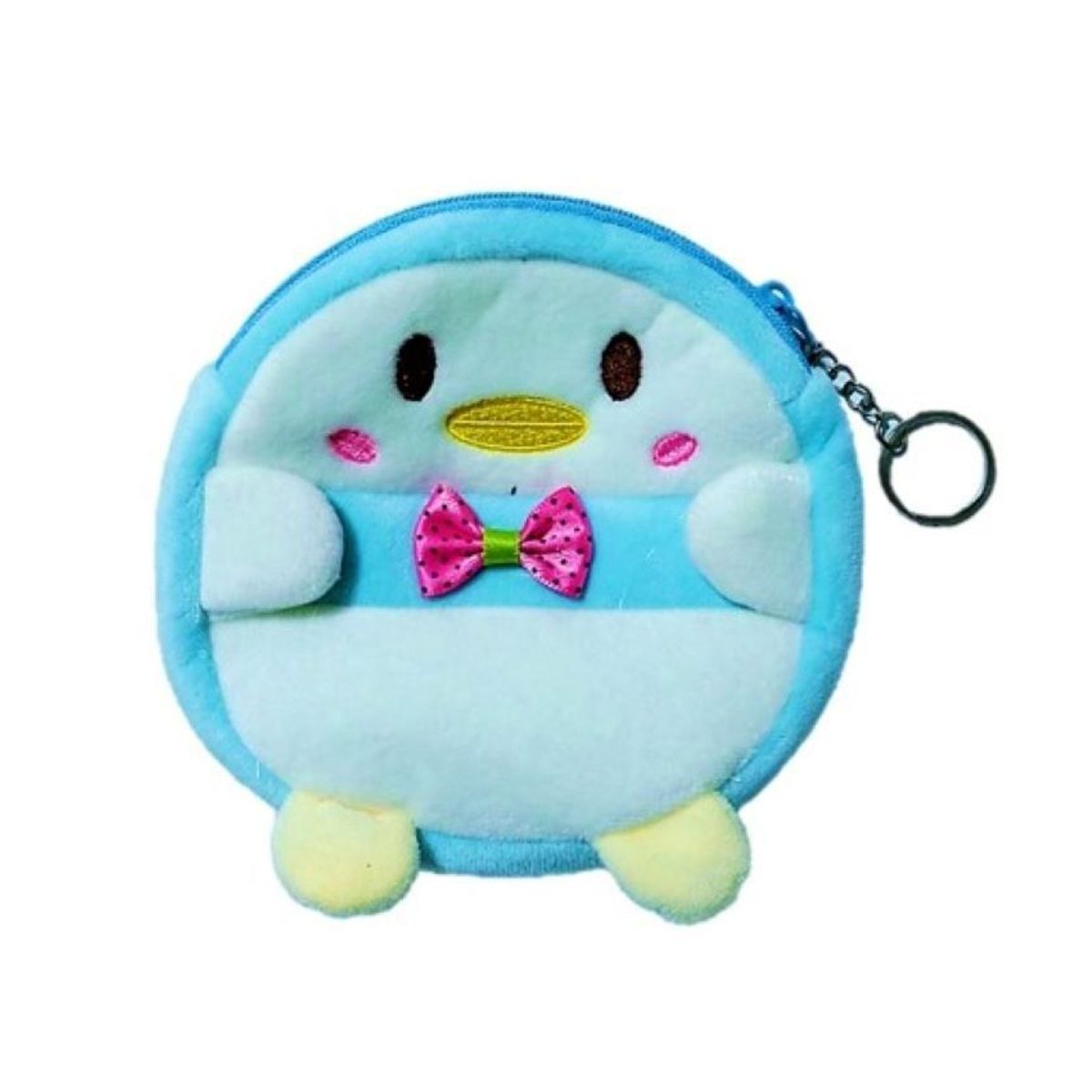 GENERICO - MONEDERO DE FELPA PINGUINO