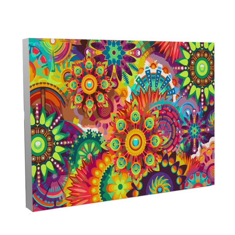 MAKA - PINTURA CON NUMEROS MANDALA 35X45CM MAKA