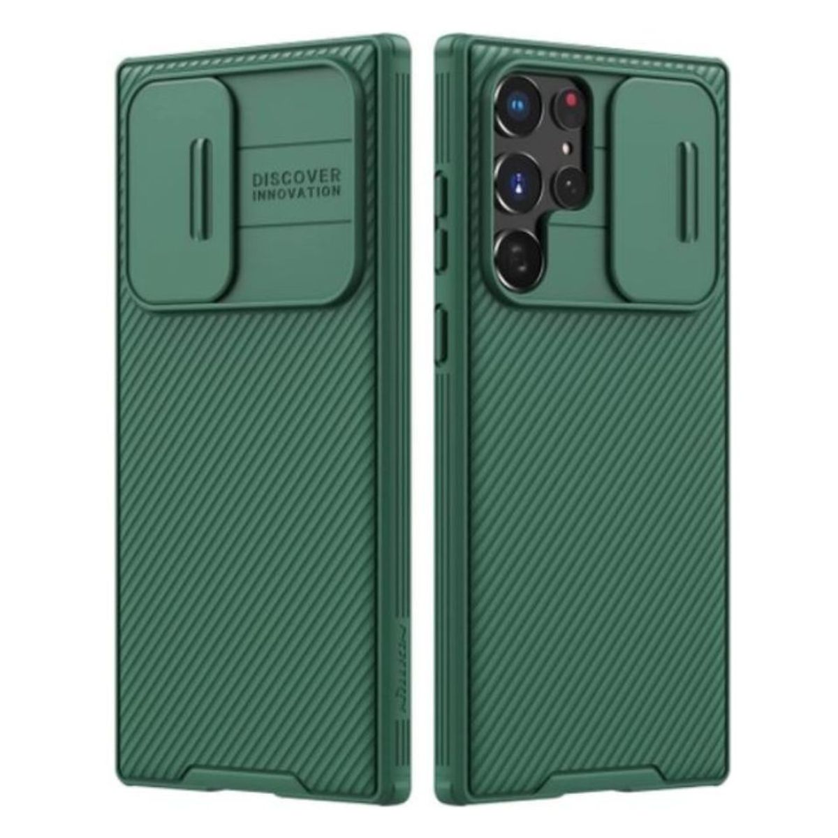 NILLKIN - CASE NILLKIN CAMSHIELD VERDE SAMSUNG ULTRA Y VIDRIO UV